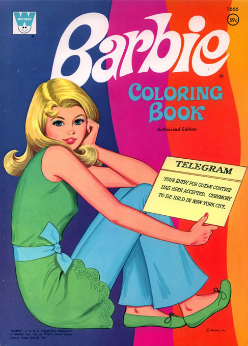 Barbie Coloring Books | Coloring Books at Retro Reprints - The world's