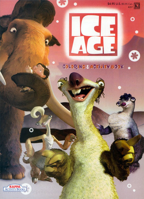 Ice Age Coloring Book