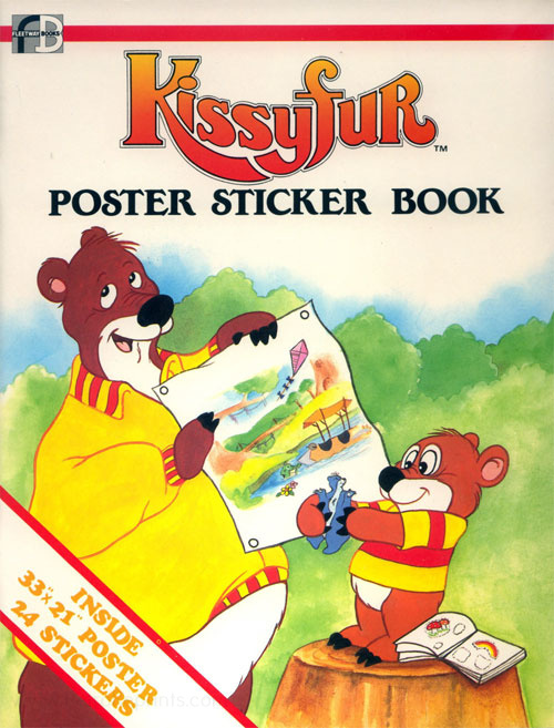 Kissyfur Poster Sticker Book