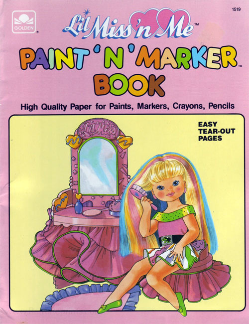 Lil Miss 'n Me Paint 'n' Marker Book