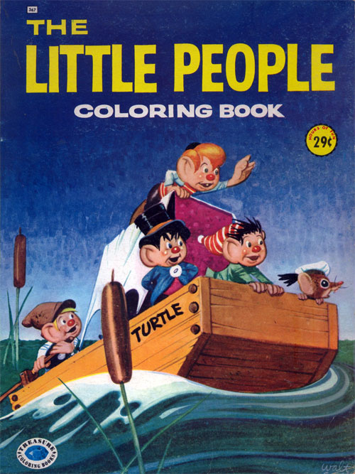 Little People, The (Walt Scott) Coloring Book