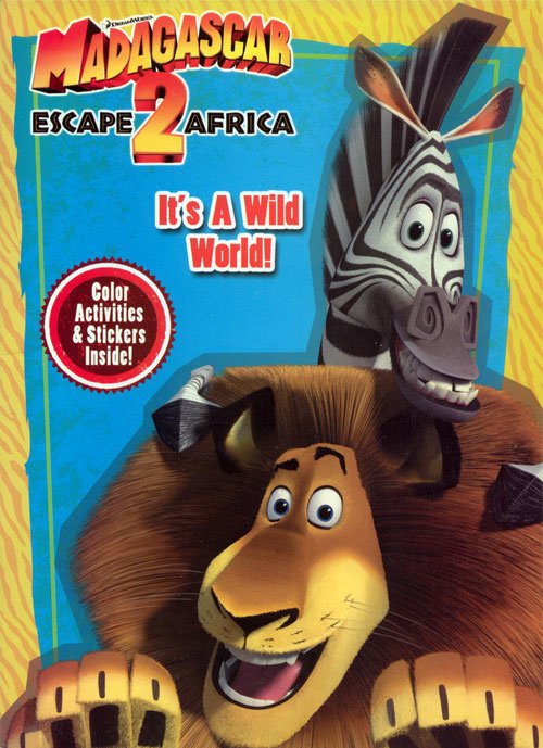 Madagascar 2 Coloring Book Escape 2 Africa Gloria and Moto Moto coloring  pages 