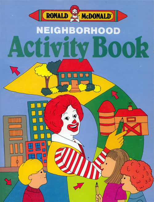 Ronald McDonald Neighborhood Activity Book