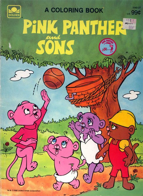 Pink Panther and Sons Coloring Book