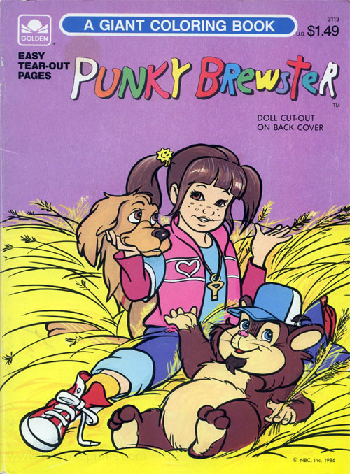 It's Punky Brewster Coloring Book