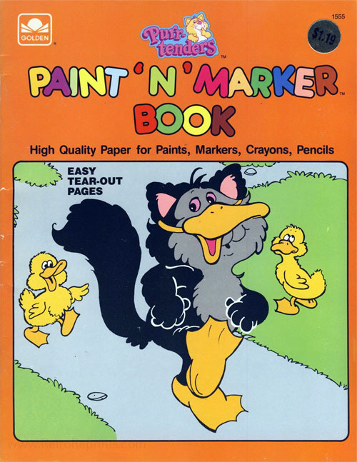 Purr-Tenders Paint 'n' Marker Book