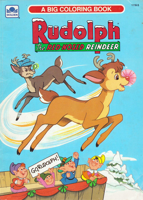 Rudolph the Red-Nosed Reindeer Coloring Book