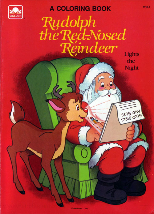 Rudolph the Red-Nosed Reindeer Lights the Night