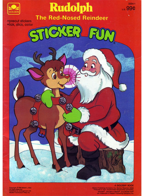 Rudolph the Red-Nosed Reindeer Sticker Fun