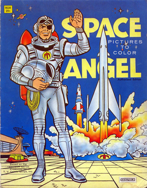 Space Angel Coloring Book