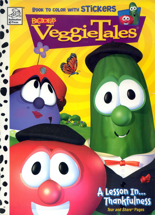 VeggieTales Coloring Books Coloring Books at Retro Reprints The