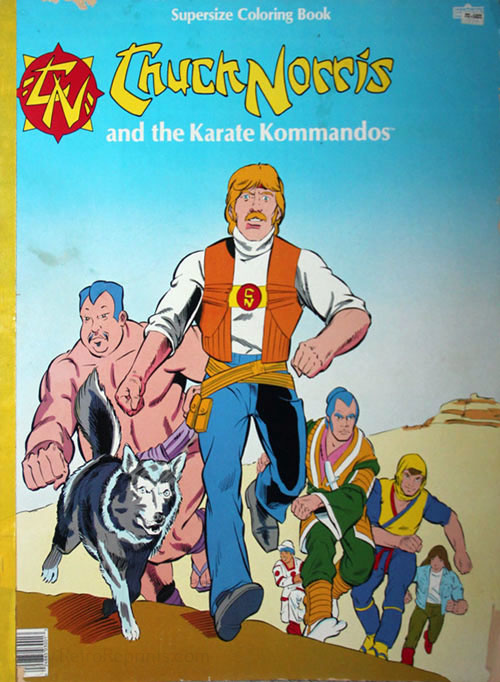 Chuck Norris Karate Kommandoes Supersize Coloring Book