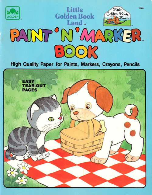 Little Golden Books Paint 'n' Marker Book