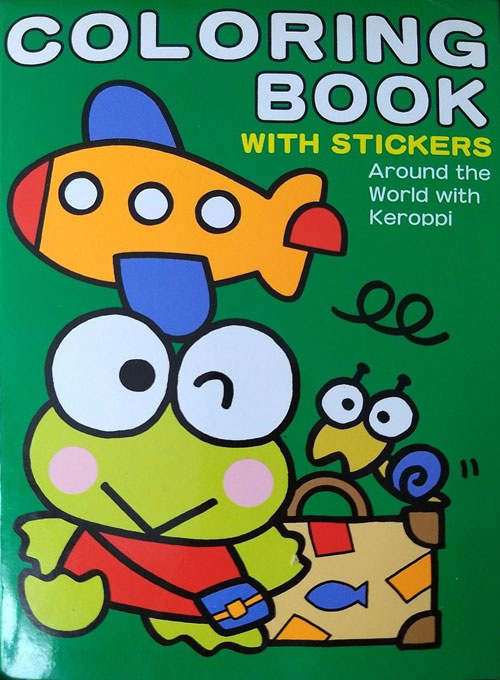 Keroppi Coloring Book