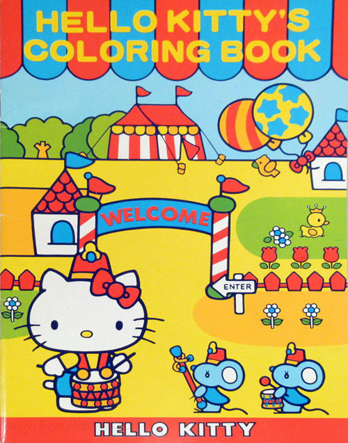 Hello Kitty Color Book Sheet(#10708), Hello Kitty