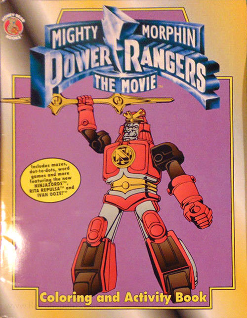 Power Rangers: The Movie Coloring and Activity Book