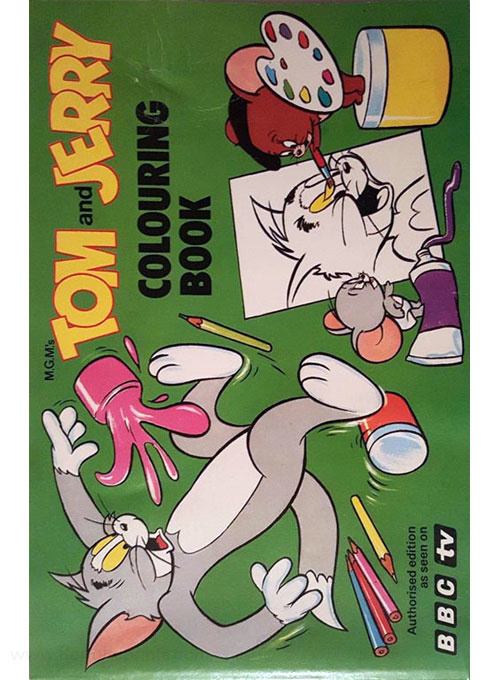 Tom & Jerry Cat & Mouse Games  Coloring Books at Retro Reprints