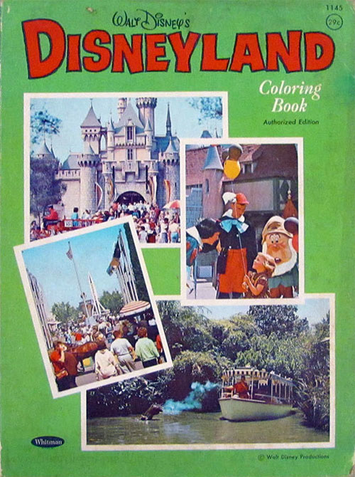 Walt Disney Theme Parks Coloring Book