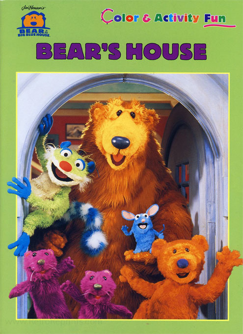 Bear in the Big Blue House Coloring Books | Coloring Books at Retro