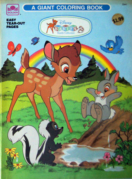 Bambi, Disney's Coloring Book