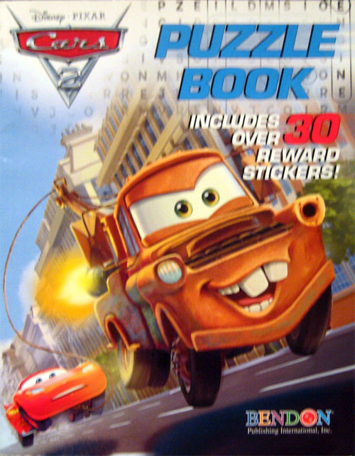 Cars 2, Pixar's  Puzzle Book