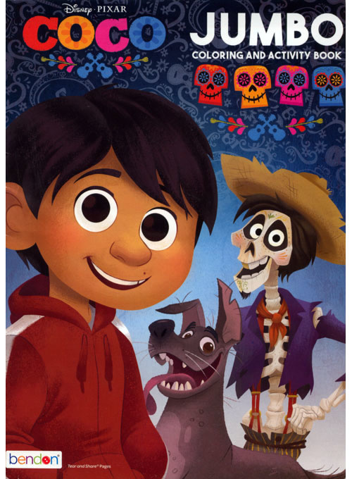 Coco, Pixar's Coloring and Activity Book | Coloring Books at Retro ...