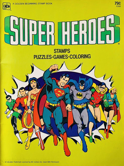 DC Super Heroes Activity Book