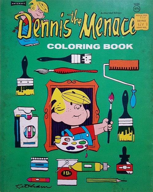 Dennis the Menace Coloring Book