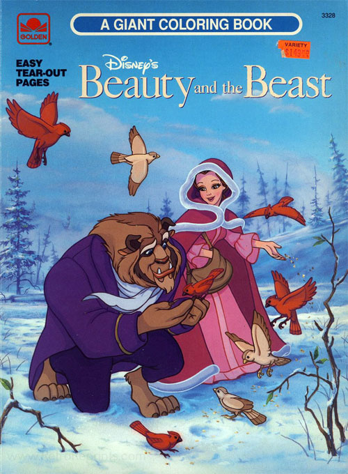 Beauty & the Beast Coloring Book