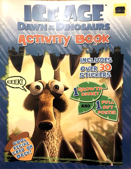 Ice Age 3: Dawn of the Dinosaurs Activity Book