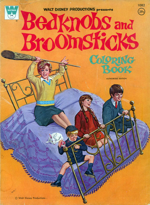 Bedknobs & Broomsticks Coloring Books | Coloring Books at Retro