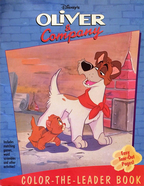 Oliver & Company Color-the-Leader Book