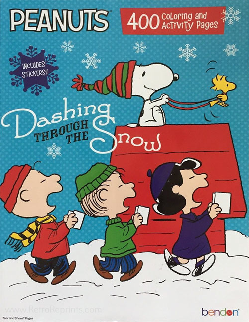 Peanuts Dashing Through the Snow