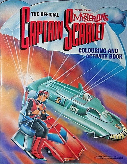 Captain Scarlet and the Mysterons Coloring and Activity Book