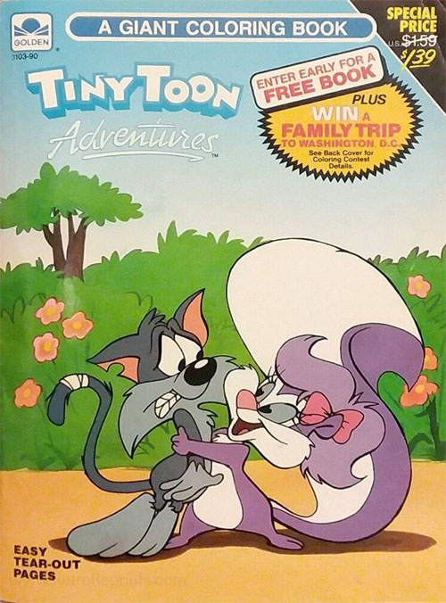 tiny toon adventures coloring page png