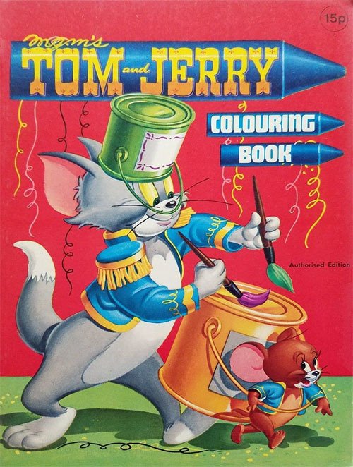 Tom & Jerry Cat & Mouse Games  Coloring Books at Retro Reprints