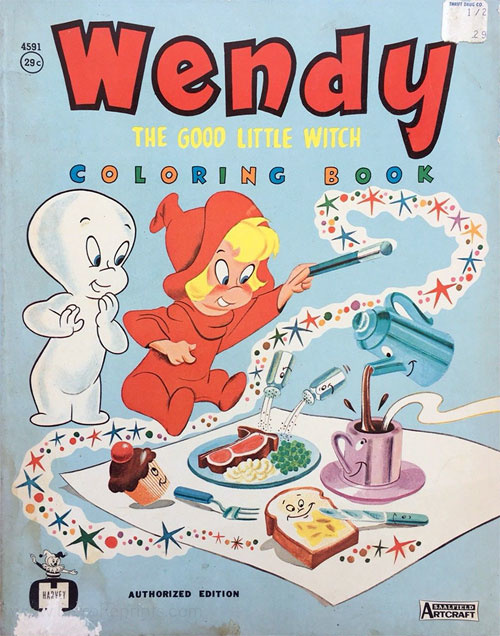 Casper & Friends Wendy Coloring Book