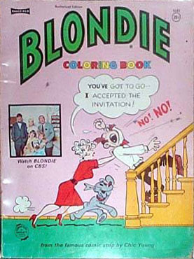 Blondie Coloring Book