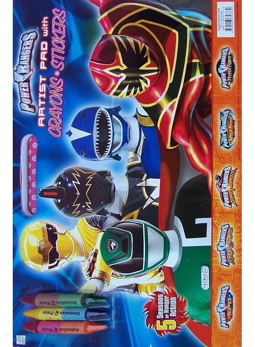 Mighty Morphin Power Rangers Artist Pad