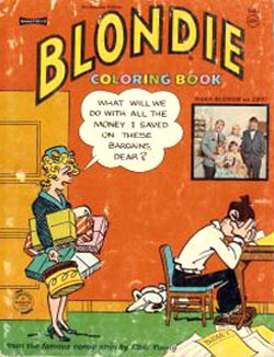 Blondie Coloring Book