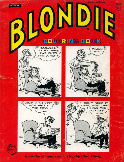 Blondie Coloring Book