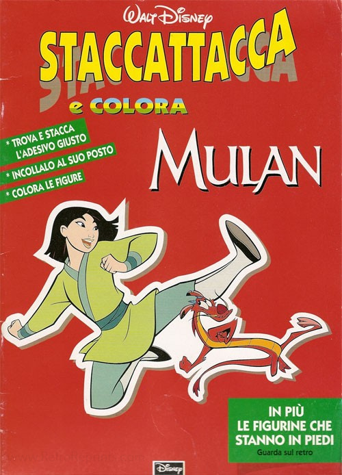 Mulan, Disney's Coloring Book