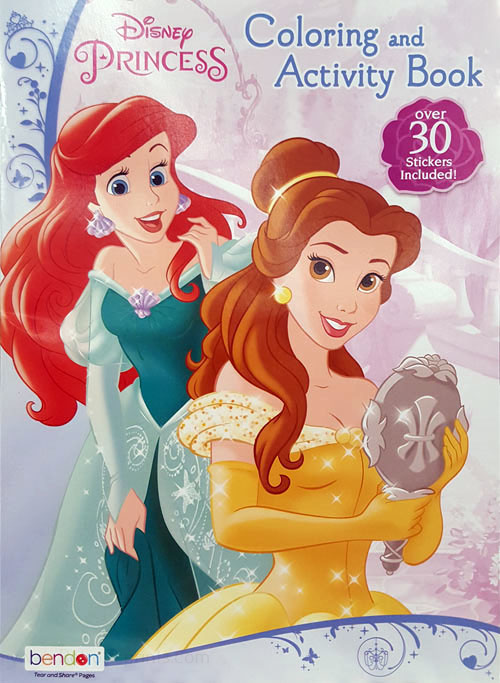 Princesses, Disney Coloring and Activity Book