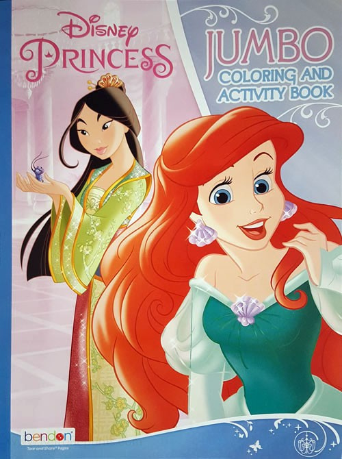 Princesses, Disney Coloring and Activity Book