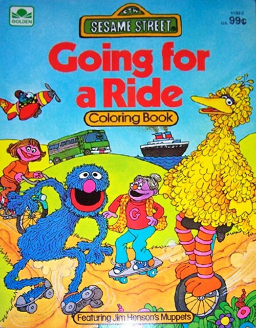 Sesame Street Coloring Books Coloring Books at Retro Reprints The