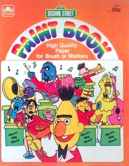 Sesame Street Paint Book