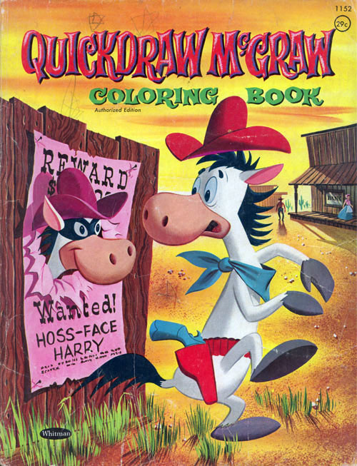 Quickdraw McGraw Coloring Book