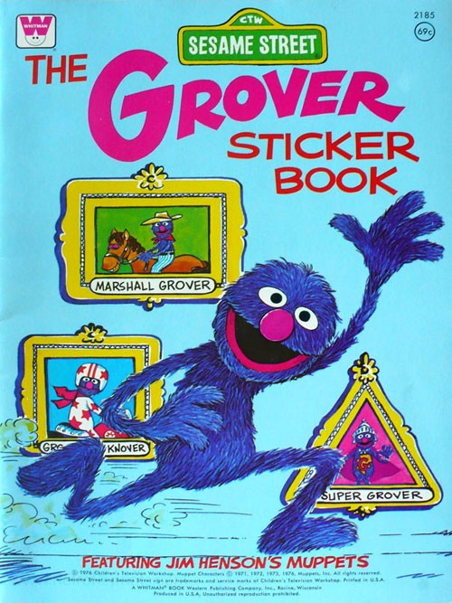 Sesame Street The Grover Sticker Book