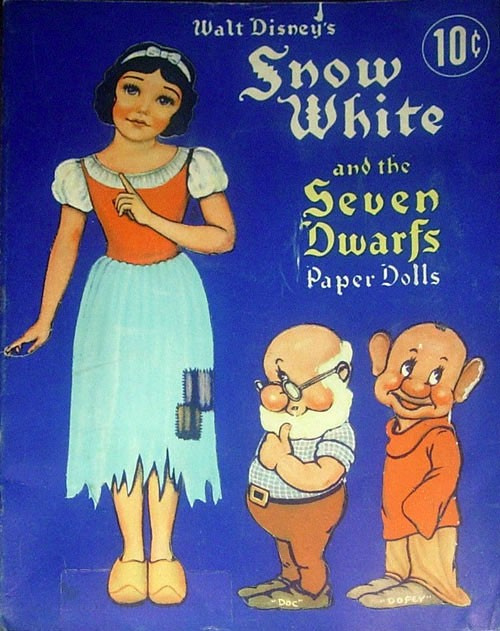 Snow White & the Seven Dwarfs Paper Doll