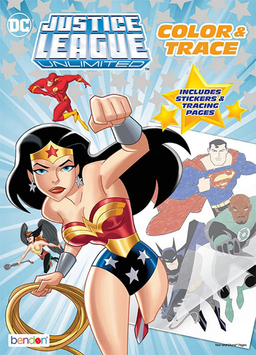 Justice League Unlimited Color & Trace